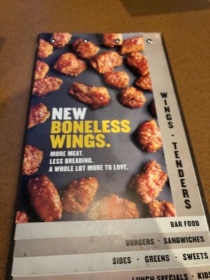 Menu photo 2 Buffalo Wild Wings Corona, CA