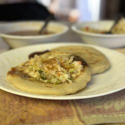Pupuseria La Sierra Restaurant - Squash and cheese pupusa is so good !!