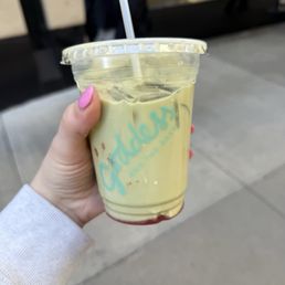 "Matcha" latte. It's even more grey in person