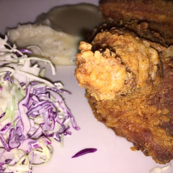 MESSHALL - Willard's "Far Famed" crispy chicken with Yukon mashed & gravy with slaw... - Breakfast & Brunch Near Me - Los Angeles, California MESSHALL - Willard's "Far Famed" crispy chicken with Yukon mashed & gravy with slaw... - Breakfast & Brunch Near Me - Los Angeles, California