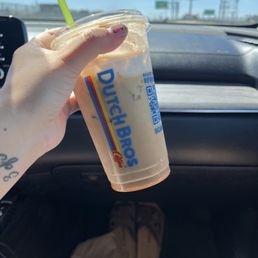 Dulche de leche iced Latte