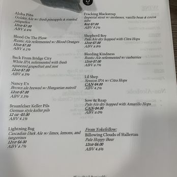 5 Stones Artisan Brewery - Menu for 5/30/20 - Breweries Near Me - New Braunfels, Texas