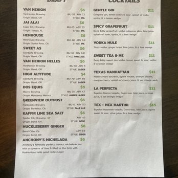 That Guy's Bistro - Drink menu - Sandwiches Near Me - Bend, Oregon That Guy's Bistro - Drink menu - Sandwiches Near Me - Bend, Oregon