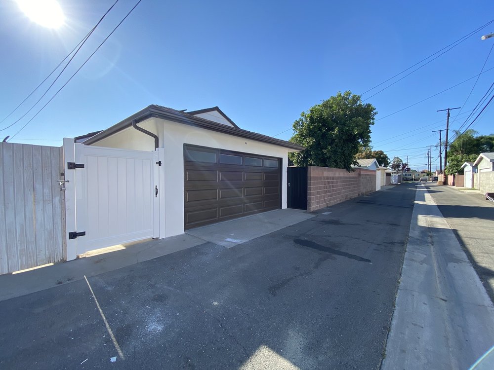 Front yard landscaping project in Long Beach CA