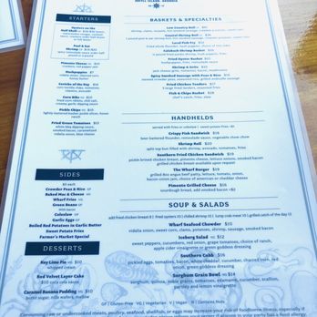 The Wharf - Menu - Seafood Near Me - Jekyll Island, Georgia The Wharf - Menu - Seafood Near Me - Jekyll Island, Georgia