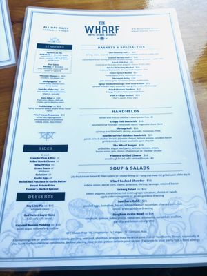 Menu photo 7 The Wharf Jekyll Island, GA Menu photo 7 The Wharf Jekyll Island, GA
