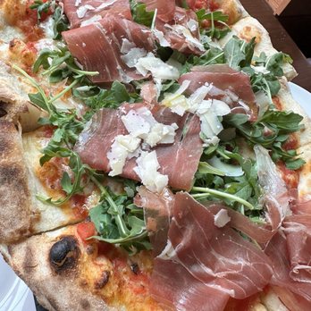 Mercato Stellina Pizzeria - Prosciutto and arugula pizza - Wine Bars Near Me - Bellevue, Washington Mercato Stellina Pizzeria - Prosciutto and arugula pizza - Wine Bars Near Me - Bellevue, Washington