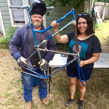 Walker Welding - Note Jerry helped to make sure head tubes and seat tubes were properly aligned. - Metal Fabricators Near Me Walker Welding - Note Jerry helped to make sure head tubes and seat tubes were properly aligned. - Metal Fabricators Near Me