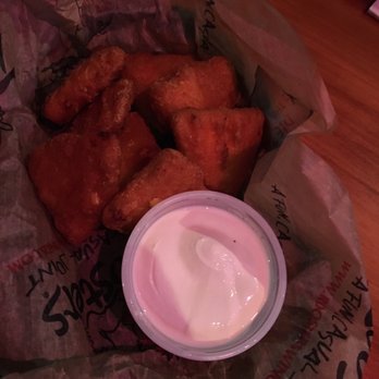 Roosters - Mac and cheese bites! Fried Mac and cheese which is heaven!!! - Chicken Wings Near Me - Hilliard, Ohio Roosters - Mac and cheese bites! Fried Mac and cheese which is heaven!!! - Chicken Wings Near Me - Hilliard, Ohio