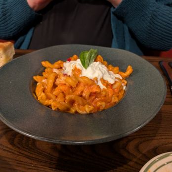 Gemelli Restaurant - Calabrian chili pasta, was a really tasty sauce but need another minute on the cook we agreed. - Italian Near Me - Asheville, North Carolina