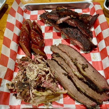 Heroes Den - a tray of meat and sides - Music Venues Near Me - Murfreesboro, Tennessee