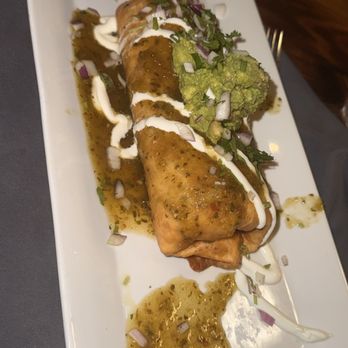 La Posada Restaurant & Tequila Bar - Beef Birria Chimichanga - Salvadoran Near Me - Somerville, Massachusetts
