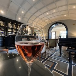 Althoff Grandhotel Schloss Bensberg - Pink Champagne in the Lobby Bar!