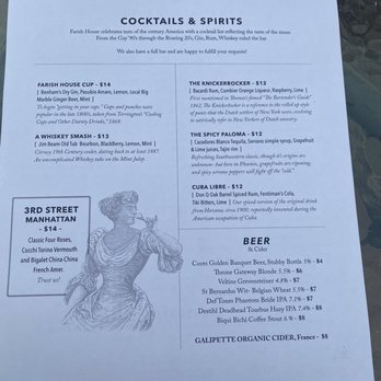 The Farish House - Menu - Wine Bars Near Me - Phoenix, Arizona The Farish House - Menu - Wine Bars Near Me - Phoenix, Arizona