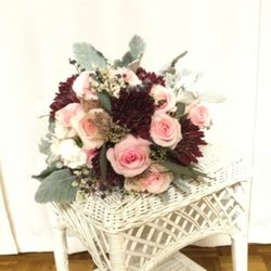 Calico Florist and Tuxedo Rentals - A Winter Wedding Bouquet