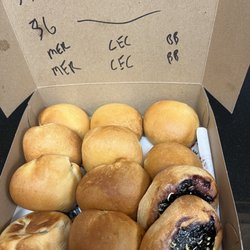 St. Louis Kolache - A dozen ...mixed.  Sausage gravy was special.