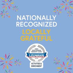 Symphony at Mentor - Symphony at Mentor has received the 2026 High Performance in Memory Care for Activities & Enrichment award from U.S. News & World Report.
