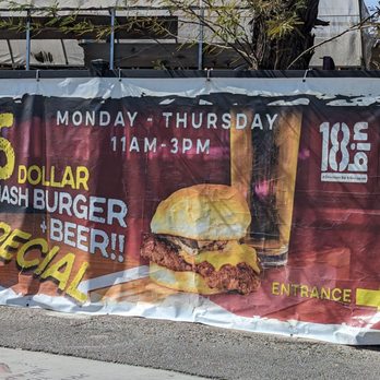 18bin - Monday-Thursday $5 burger and beer!! - Bars Near Me - Las Vegas, Nevada