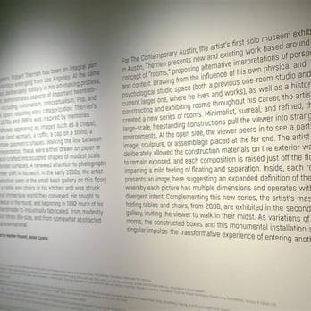The Contemporary Austin - Jones Center - Robert Therrien: Rooms Within Rooms solo exhibition - Museums Near Me - Austin, Texas