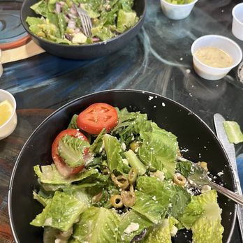 Jersey Hustle Pizzeria - After I split the Greek salad In two - Pizza Near Me - Sevierville, Tennessee Jersey Hustle Pizzeria - After I split the Greek salad In two - Pizza Near Me - Sevierville, Tennessee