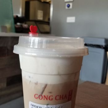 Gong Cha - Earl Grey Milk Tea with Milk Foam - Coffee & Tea Near Me - Cerritos, California