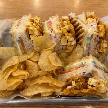 Eggholic - Paneer Tikka masala club sandwich, delicious!! - Indian Near Me - Chantilly, Virginia