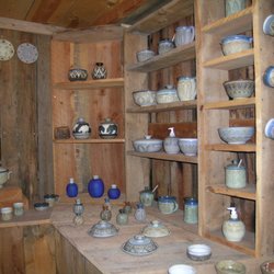 Pioneer Pottery - Part of the two room gallery space