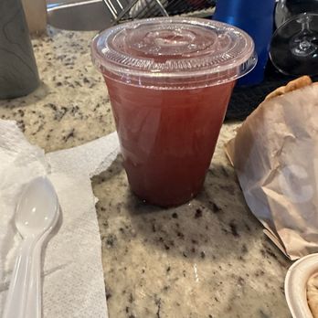 CAVA - BlackBerry lavender juice - Mediterranean Near Me - Chicago, Illinois