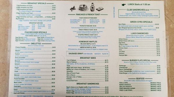 Menu photo 2 Summer St. Cafe Fitchburg, MA Menu photo 2 Summer St. Cafe Fitchburg, MA