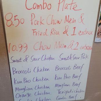 Win Wah Chinese - a menu on a wall - Chinese Near Me - Fresno, California Win Wah Chinese - a menu on a wall - Chinese Near Me - Fresno, California