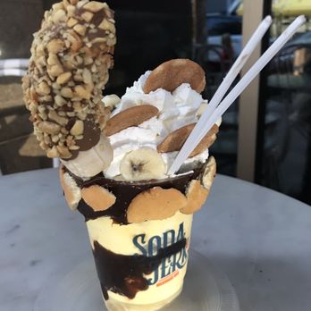 Soda Jerk - The "Go Bananas" Killer Sundae - Ice Cream & Frozen Yogurt Near Me - Phoenix, Arizona Soda Jerk - The "Go Bananas" Killer Sundae - Ice Cream & Frozen Yogurt Near Me - Phoenix, Arizona
