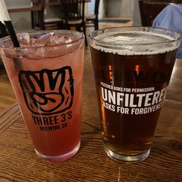 two glasses of beer two glasses of beer