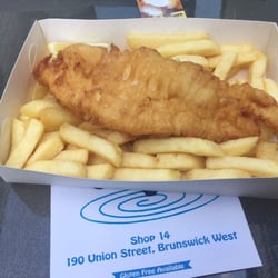 Union Square Fish & Chips Shop - Free cardboard container with the purchase.