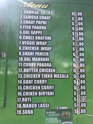 Menu photo 1 Curry on Wheels Stockton, CA Menu photo 1 Curry on Wheels Stockton, CA
