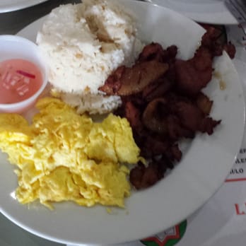 Cafe Colma - Tosilog with garlic fried rice and scrambled eggs $8.95 - Filipino Near Me - Colma, California