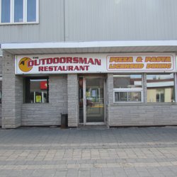 Outdoorsman Restaurant - Street view of the Outdoorsman Restaurant.