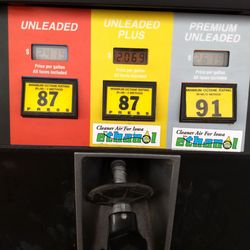 Fas Fuel - Yep, it's really 35¢ cheaper than unleaded regular here.