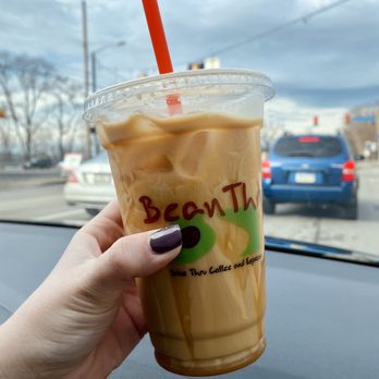BeanThru - Iced caramel macchiato (20oz.) - Coffee & Tea Near Me - Pittsburgh, Pennsylvania BeanThru - Iced caramel macchiato (20oz.) - Coffee & Tea Near Me - Pittsburgh, Pennsylvania