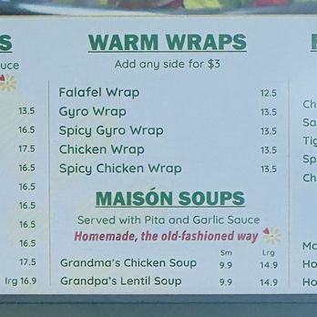 Chicken Maison - Menu 6/26 - Mediterranean Near Me - Hawthorne, California Chicken Maison - Menu 6/26 - Mediterranean Near Me - Hawthorne, California