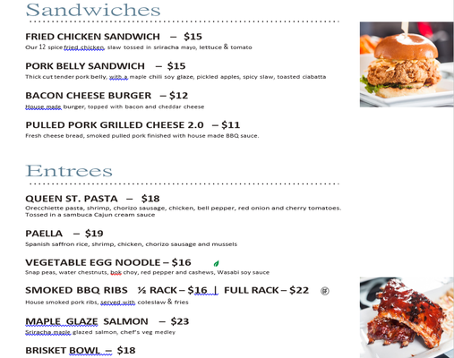 Menu photo 1 The 237 Restaurant and Lounge Brampton, ON Menu photo 1 The 237 Restaurant and Lounge Brampton, ON