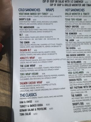 Menu photo 8 Shoop's Santa Monica, CA