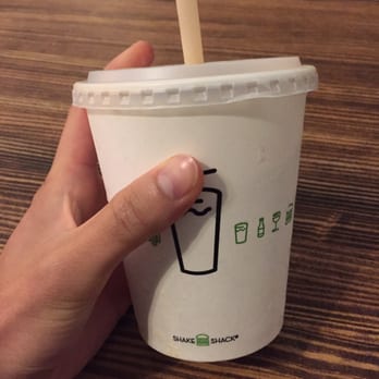 Shake Shack Union Station - Cup is about a medium at most places. $5.82. - Burgers Near Me - Washington, DC, District of Columbia Shake Shack Union Station - Cup is about a medium at most places. $5.82. - Burgers Near Me - Washington, DC, District of Columbia