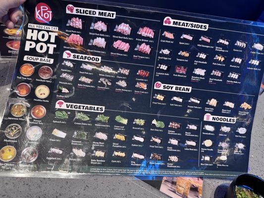 Menu photo 2 KPOT Korean BBQ & Hot Pot Hartford, CT Menu photo 2 KPOT Korean BBQ & Hot Pot Hartford, CT