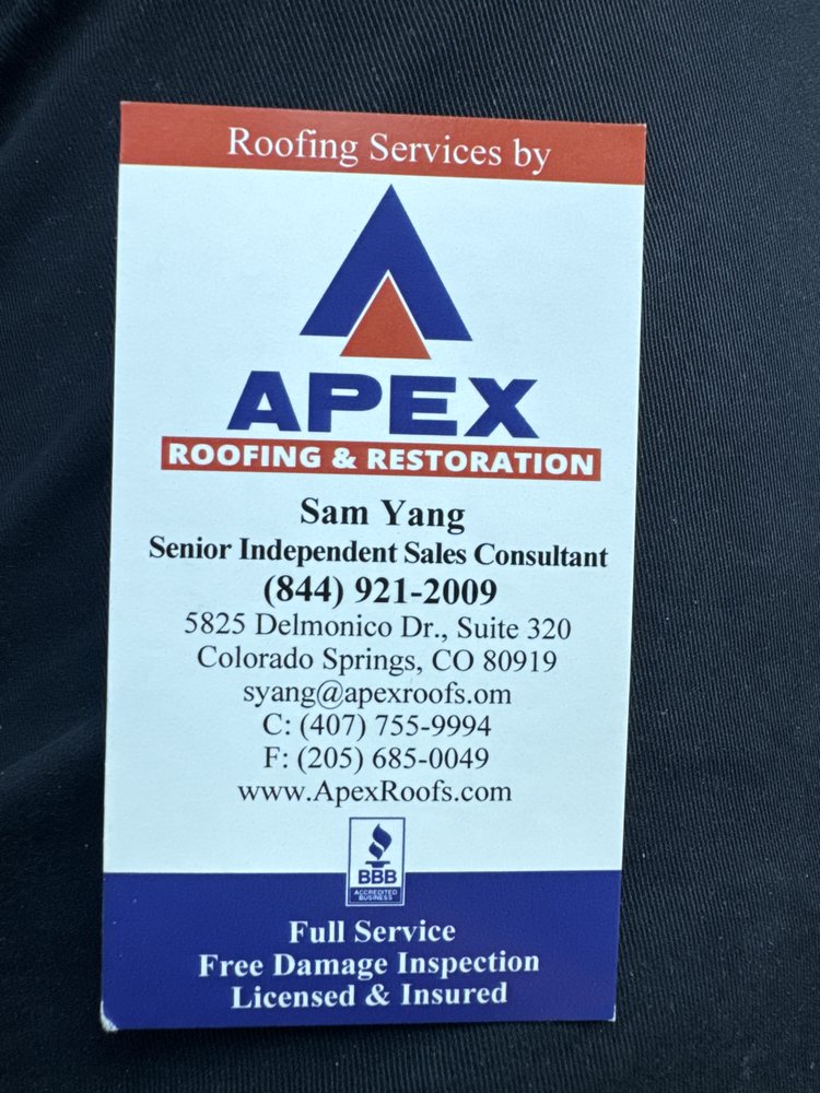 Slide of Apex Roofing