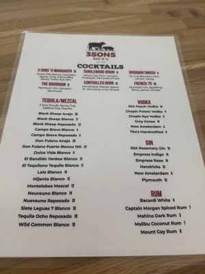 Menu photo 2 3 Sons Bar B Q Santa Rosa Beach, FL