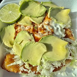 Mariscos The King of the Sea - Fish tacos with avocado @hybrideater