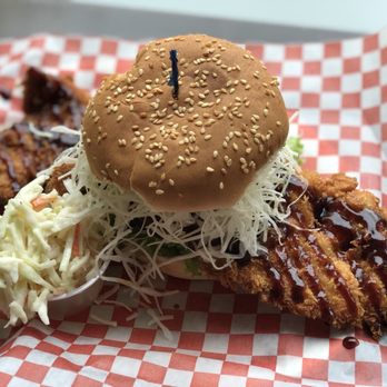 Fat Ninja Bite - Chicken burger - Japanese Near Me - Toronto, Ontario Fat Ninja Bite - Chicken burger - Japanese Near Me - Toronto, Ontario