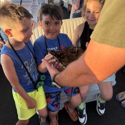 Skimmer Salt Marsh Safari - There's lots of hands-on learning.