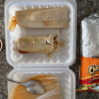 La Chaparrita - chicken tamale and hot cheeto burrito - Mexican Near Me - Hayward, California