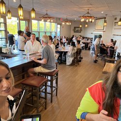 Half Moon - My family & a View of restaurant